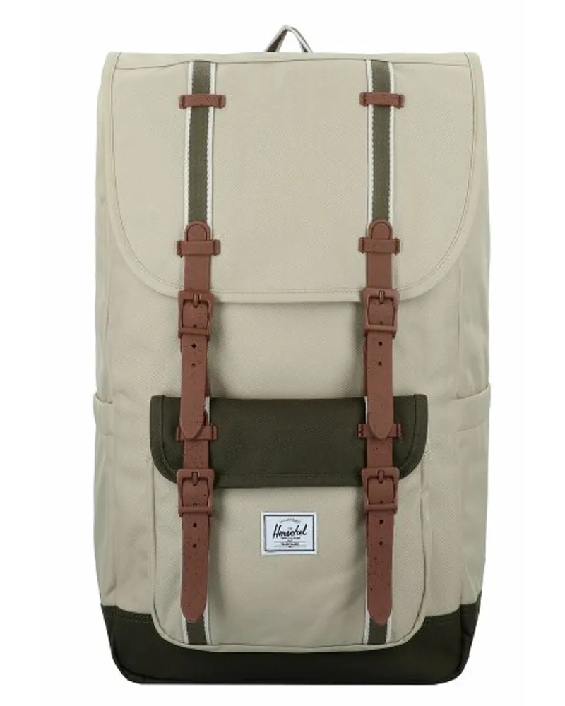 Herschel Supply Co. Little America Rucksack 49 cm Laptopfach twill-ivy green Goldfarben