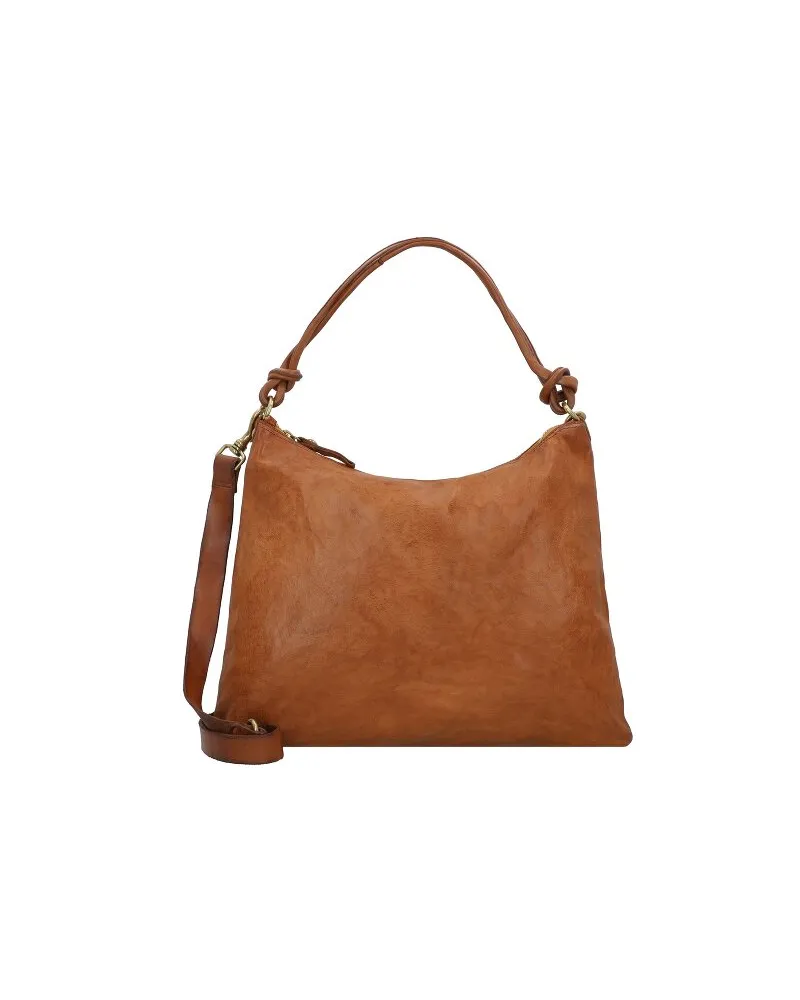 Campomaggi Ebano Schultertasche Leder 42 cm cognac Braun