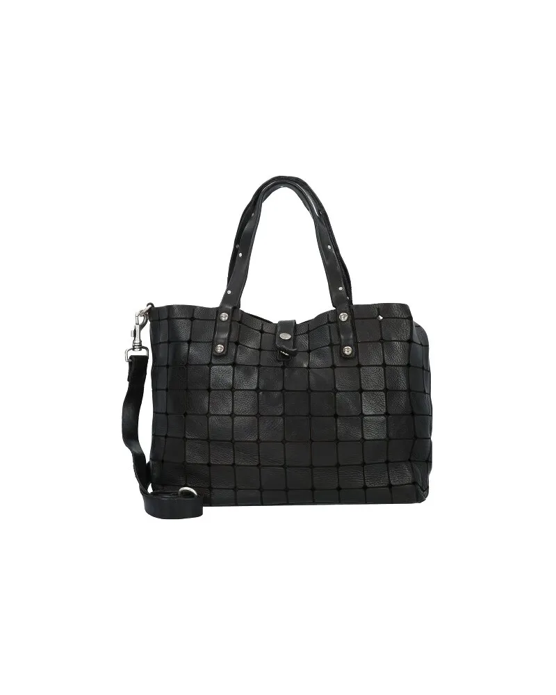 Campomaggi Acacia Shopper Tasche Leder 45 cm nero Schwarz