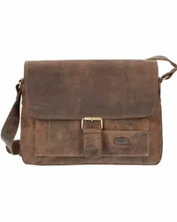 Harold's Antik Messenger 32 cm Leder Laptopfach natur Braun