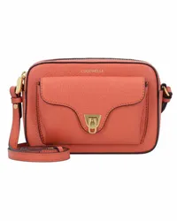 Coccinelle Beat Soft Mini Bag Umhängetasche Leder 18 cm grenadine red Orange