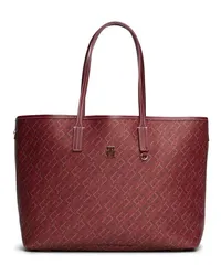 Tommy Hilfiger TH Monoplay Shopper Tasche Laptopfach rouge Rot