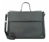 Pure 8 Handtasche Leder 38 cm black