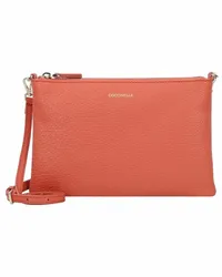 Coccinelle Best Crossbody Umhängetasche Leder 22.5 cm grenadine red Orange