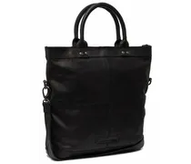 Ontario Handtasche Leder 37 cm black