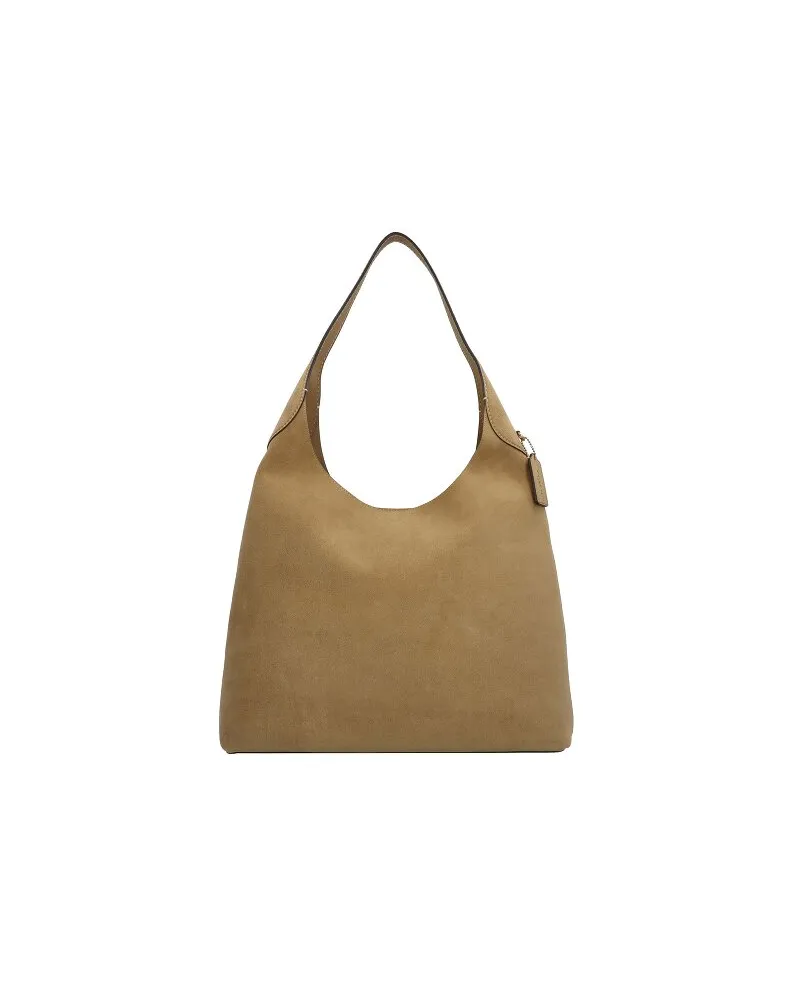 Coach Brooklyn Shopper Tasche Leder 40 cm sand Beige