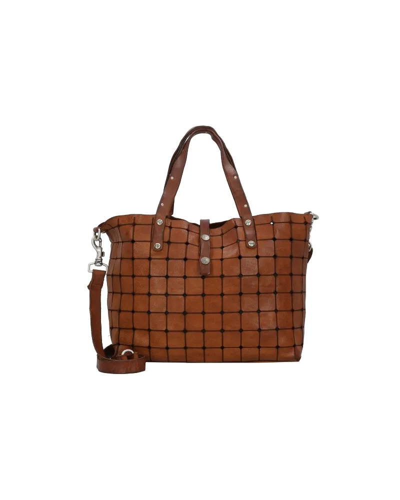Campomaggi Acacia Shopper Tasche Leder 45 cm cognac Braun