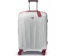 We Are Glam 4-Rollen Trolley 70 cm rosso-bianco