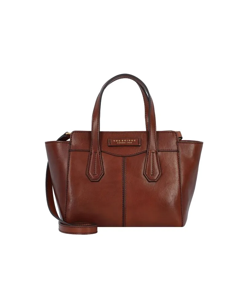 The Bridge Gloria Handtasche Leder 31 cm marrone Braun