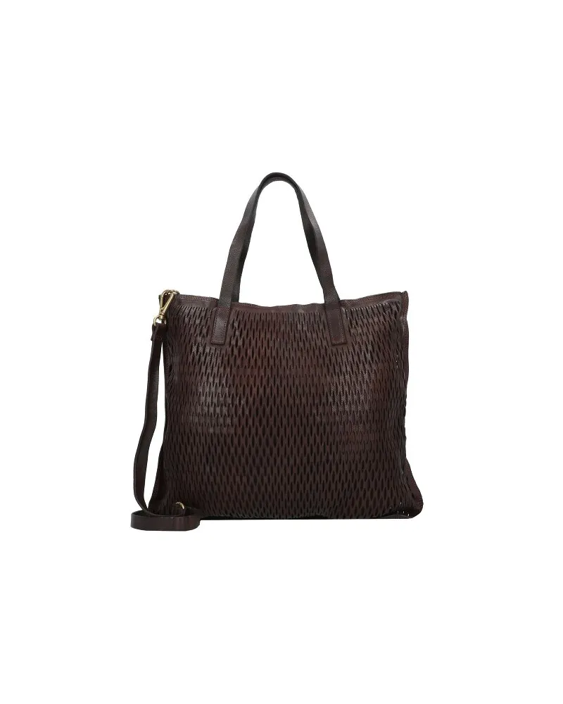 Campomaggi Mangrovia Schultertasche Leder 42 cm cognac Braun