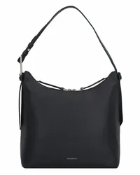 Coccinelle Malory Schultertasche Leder 30 cm noir Schwarz