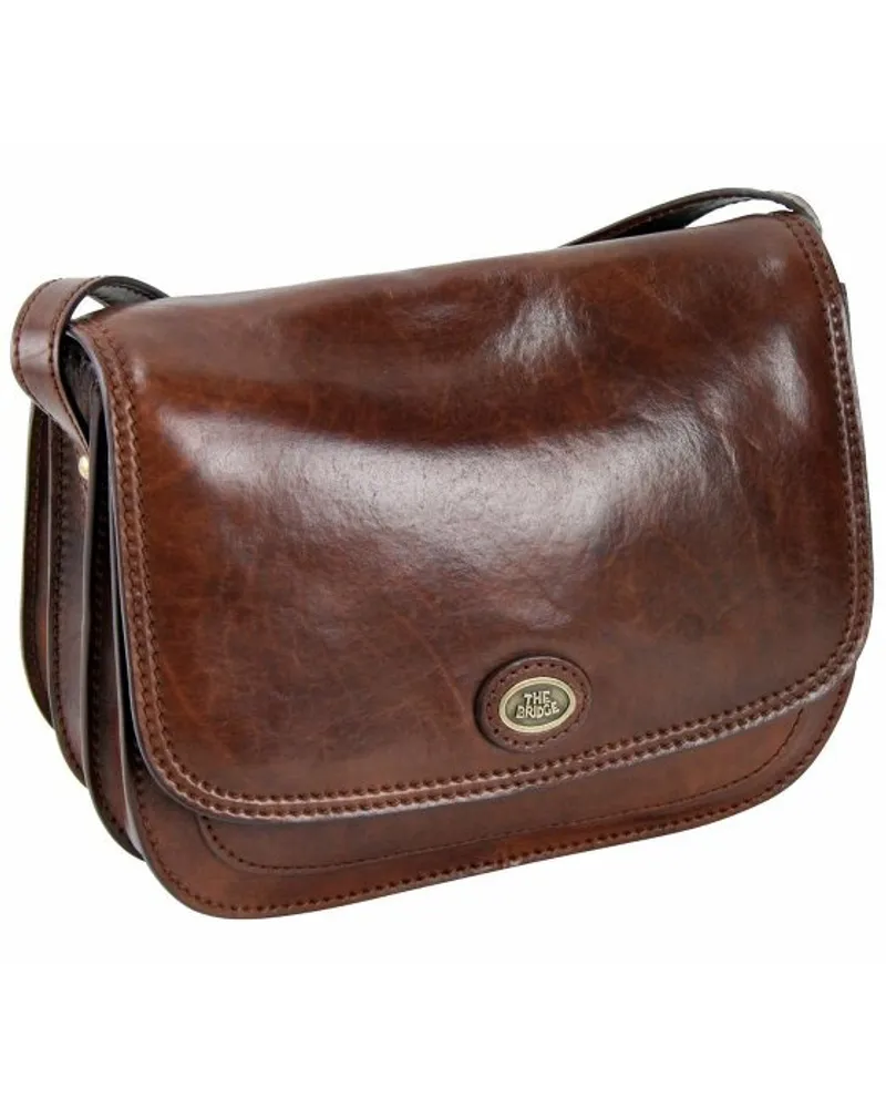 The Bridge Story Donna Umhängetasche III Leder 27 cm marrone Braun
