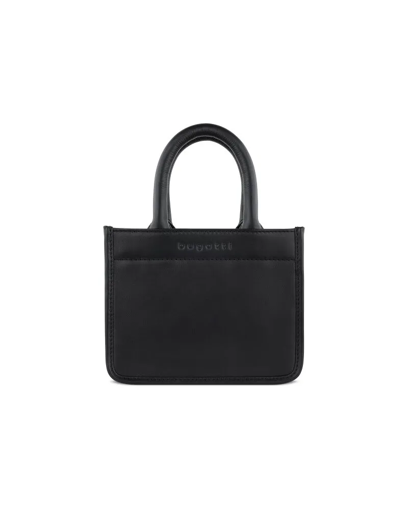 Bugatti Daphne Handtasche Leder 19 cm Schwarz