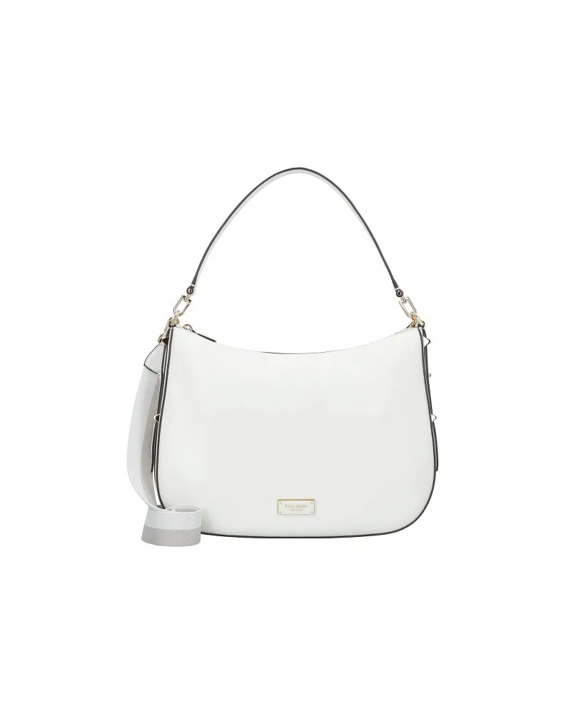 Kate Spade Liv Schultertasche Leder 35.5 cm true white Weiss