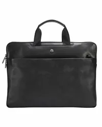 Jekyll & Hide Havana Aktentasche RFID Leder 39 cm Laptopfach camo Schwarz