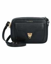 Coccinelle Beat Soft Mini Bag Umhängetasche Leder 18 cm noir Schwarz