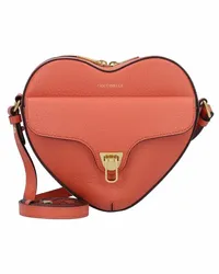 Coccinelle Beat Soft Umhängetasche Leder 20 cm grenadine red Orange