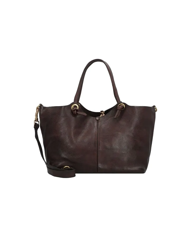 Campomaggi Ebano Shopper Tasche Leder 36 cm moro Braun