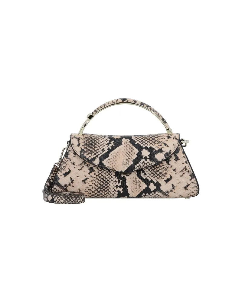 Aigner Staffa Handtasche Leder 25.5 cm neutral mix Mehrfarbig