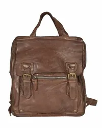 Harold's Submarine Rucksack Leder 35 cm cognac Braun