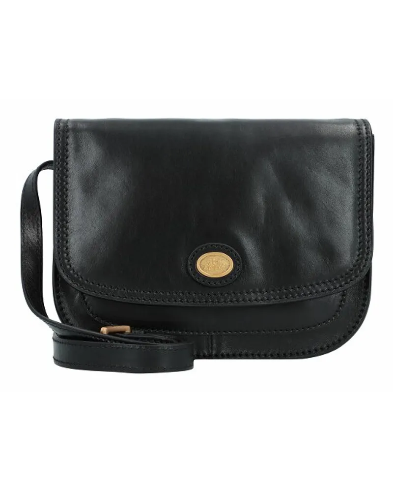 The Bridge Story Donna Umhängetasche Leder 24 cm nero-gold Schwarz