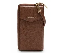 Bologna Leather Handytasche Leder 11 cm brown-2