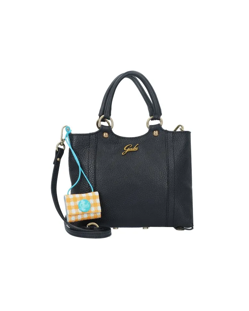 Gabs Delia Handtasche S Leder 21 cm black Schwarz