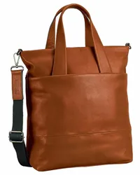 Leonhard Heyden Hamburg Handtasche Leder 32 cm cognac Braun