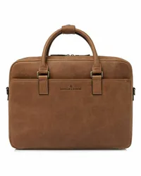 Castelijn & Beerens Carisma Aktentasche Leder 40 cm Laptopfach cognac Braun