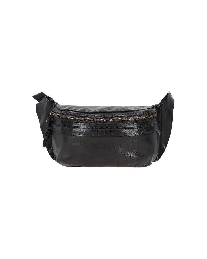 Campomaggi Santarcangelo Gürteltasche Leder 34 cm nero Schwarz