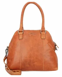 KLONDIKE 1896 Ella Schultertasche Leder 35 cm cognac Braun