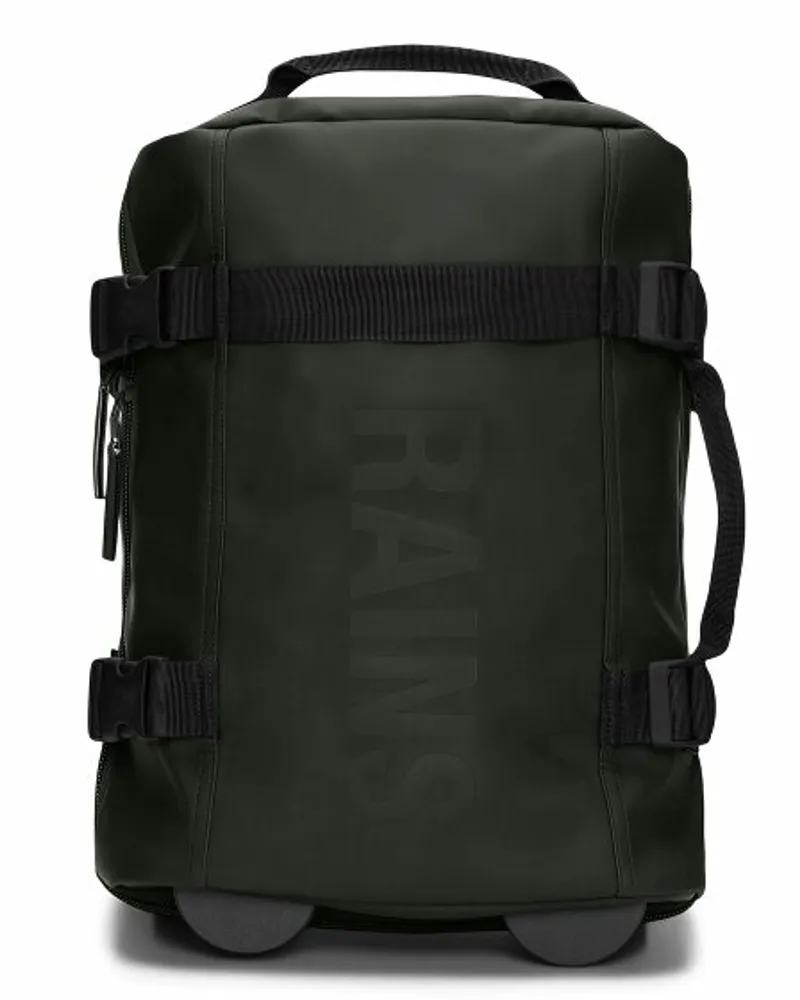 RAINS Texel 2 Rollen Kabinentrolley 45 cm Green Gruen