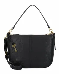 Fossil Jolie Schultertasche Leder 27 cm black Schwarz