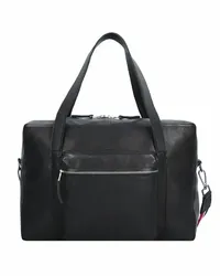 Harold's Bague Schultertasche Leder 40 cm Schwarz