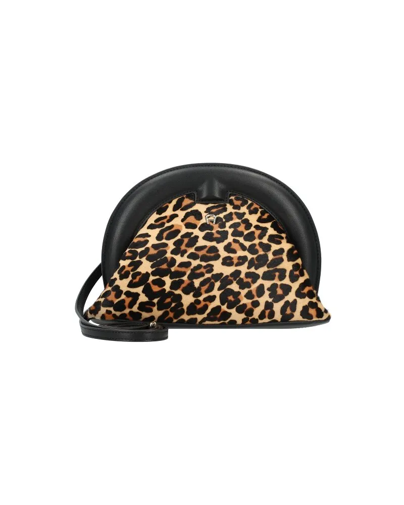 Aigner Dion Umhängetasche 25 cm leopard Braun