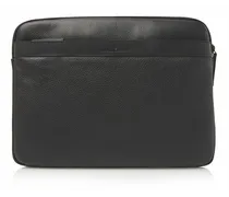 Romeo Laptophülle Leder 38 cm Laptopfach black