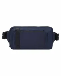 Piquadro David Gürteltasche RFID Schutz Leder 28 cm blue Blau