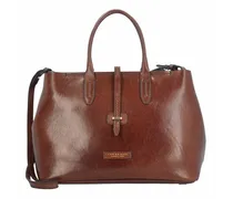 Dalston Handtasche Leder 36 cm marrone