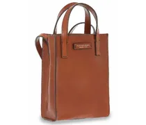 Mirra Handtasche Leder 15,5 cm marrone