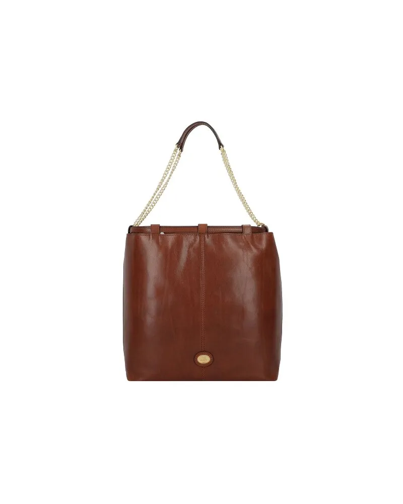The Bridge Stodo Beuteltasche Leder 34 cm marrone Braun