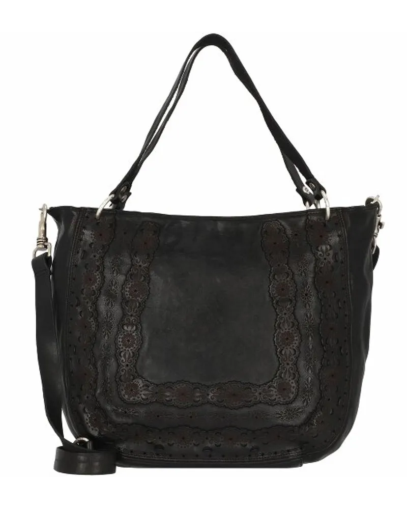 Campomaggi Shopper Tasche Leder 40 cm nero Schwarz
