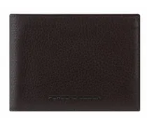 Business Geldbörse RFID Leder 12.5 cm dark brown