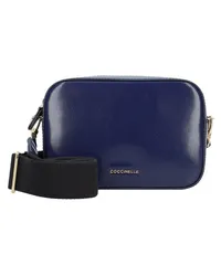 Coccinelle Tebe Umhängetasche Leder 19 cm royal blue Blau