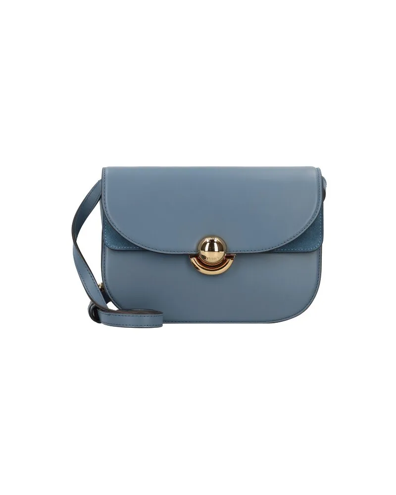 Furla Sfera Umhängetasche Leder 21 cm denim Blau