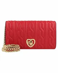 Ralph Lauren Clutch Tasche Leder 18 cm martin red Rot