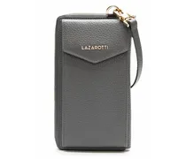 Bologna Leather Handytasche Leder 11 cm grey-2
