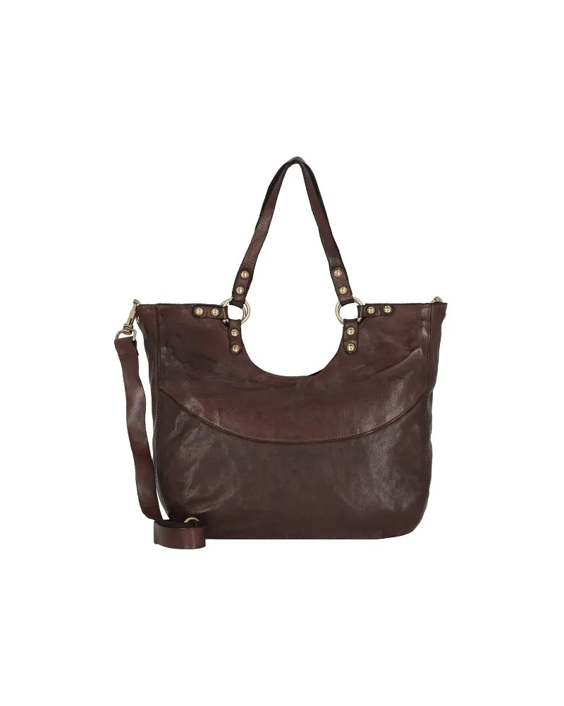 Campomaggi Shopper Tasche Leder 45 cm moro Braun