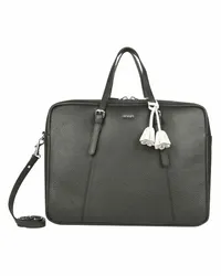 JOOP! Giada Hanni Aktentasche Leder 37 cm Laptopfach black Grau