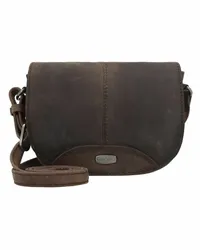 Harold's Antik Umhängetasche Leder 21 cm taupe Grau