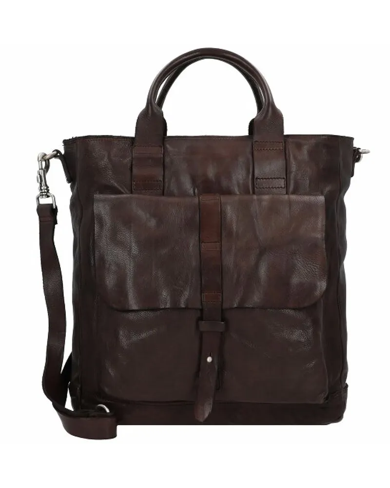 Campomaggi Handtasche Leder 32 cm cognac Braun